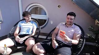 A threesome with two guys who were not shy and had no money