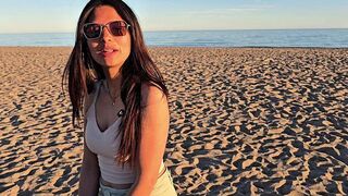 An empty beach isn't the best place for a fling, but the allure was too strong