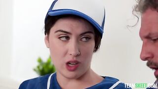 An old man fucked a young beauty in her tight and hot pussy