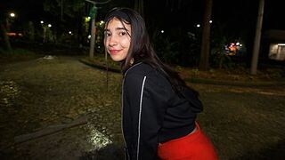 She walked back with an open asshole in rough HD