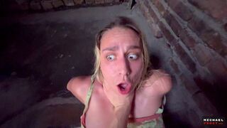 He slammed her face with his cock, she loved it very much