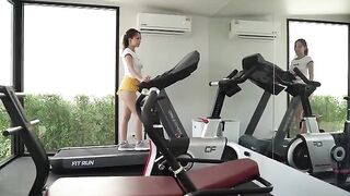 A girl made a mess on herself and asked to wipe it off, but she got fucked instead