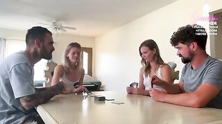 A card game with friends ends up in a wild foursome adventure
