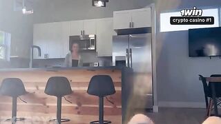 A hot woman shows her holes, and a man cannot resist taking her