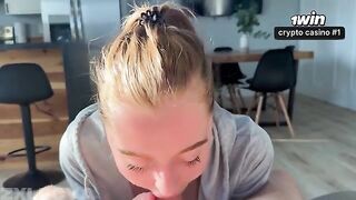 A hot woman shows her holes, and a man cannot resist taking her
