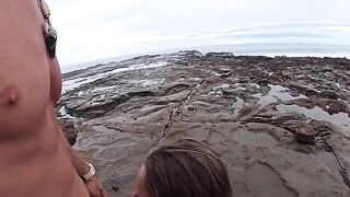 The beach is always wet - from the water and because of the intimate encounters