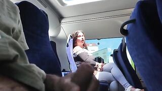 The guy did a dick flash in the bus and a girl sucked it with her mouth