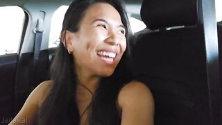 She jumped so hard her tits jiggled wildly, a sight to behold