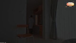 A cute nurse distractes me from her blowjob by screaming loudly
