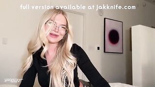 The girl is a slutty bitch and she loves to dominate men