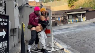 We mustn't get caught - an intense outdoor encounter