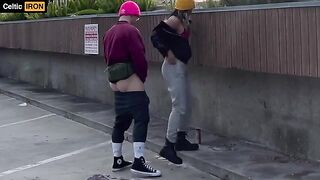 We mustn't get caught - an intense outdoor encounter