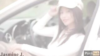 The long journey home for a cute Asian girl Jasmine J