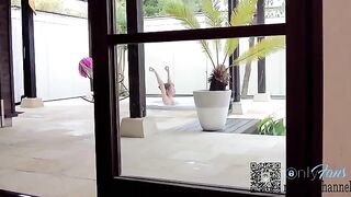 Sex with a beautiful girl in a luxury resort room