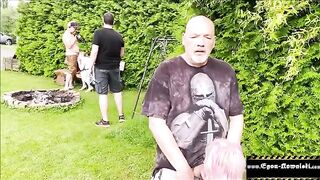 Outdoor blowjob with a voyeuristic twist, featuring Egon Kowalski and more