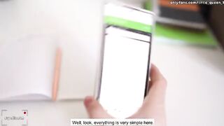 Student fucks a teacher on the table in stunning 4K POV quality