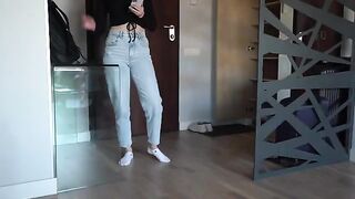 My stepsister came home too early and begged me to fuck her