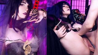 MollyRedWolf makes love with Raiden Shougun in a secret quest