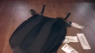 A fake policeman caught a robber in the flat and fucked him hard