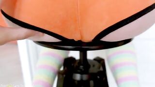 Cute step sister Lana fucked by her bro in ass