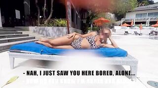 Picked up a chick at the pool, fucked her in her apartment