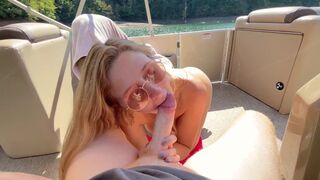 Messy creampie on a pleasure cruise with Molly Pills