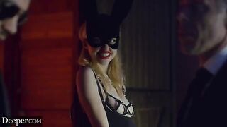 Chloe Cherry gets her DP fantasies fulfilled in a rough, intense session