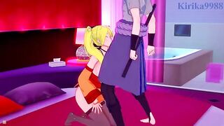 Naruko Uzumaki brings Sasuke Uchiha to a love hotel for some intense action
