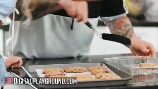 Petite Khloe Bakes a Cock Magnet in a Naughty Apron for Small Hands