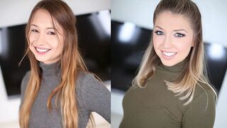 Hot blondie TAYLOR SANDS shows off her body and skills